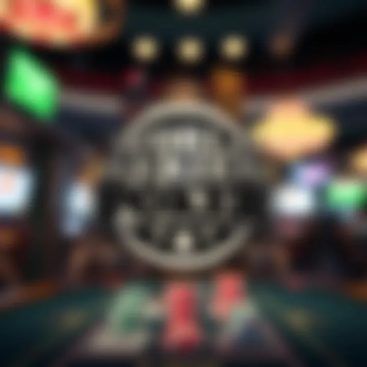 The iconic logo of the World Series of Poker showcasing its prestige