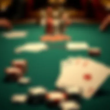 Visual representation of blackjack rules