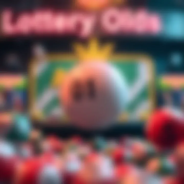 Visual representation of lottery odds