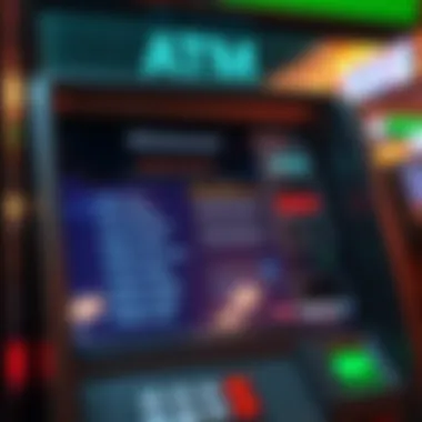 ATM interface showing withdrawal options