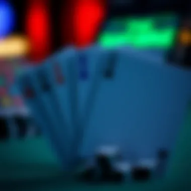 Close-up of Baccarat card values and their significance