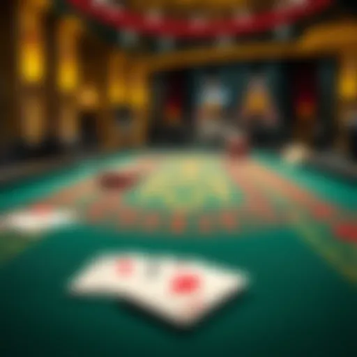 Understanding Baccarat Gameplay Baccarat gameplay overview with cards laid on the table