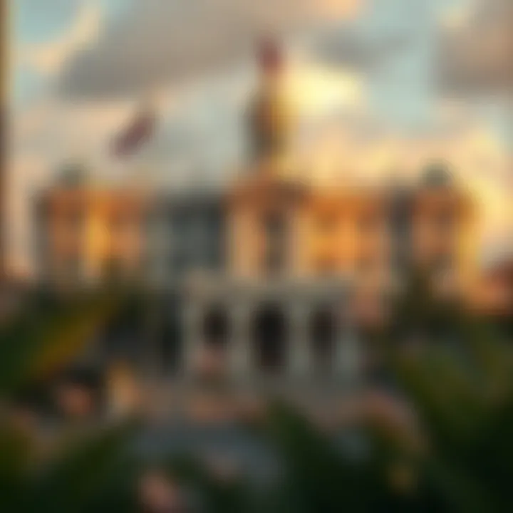 Historical Bermuda Parliament building symbolizing the legislative stance on gambling