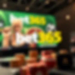 Visual representation of the bet365 platform showcasing the sign-up bonus offer