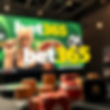 Visual representation of the bet365 platform showcasing the sign-up bonus offer