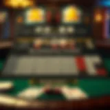 Illustration of a comprehensive blackjack strategy chart highlighting optimal plays