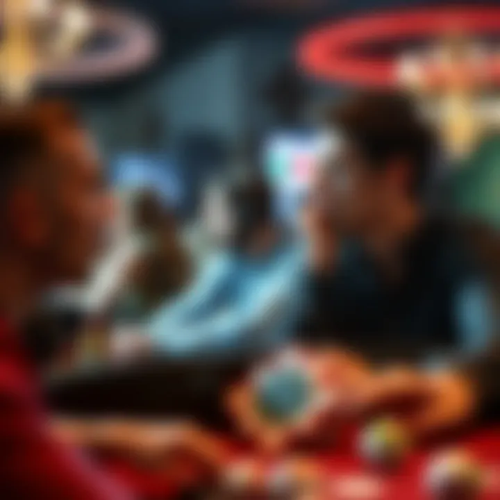 Illustration highlighting player reactions during gameplay