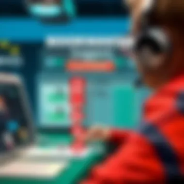 Infographic depicting customer support channels