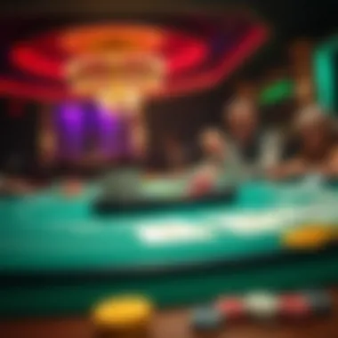 Historic depiction of the evolution of blackjack through various eras