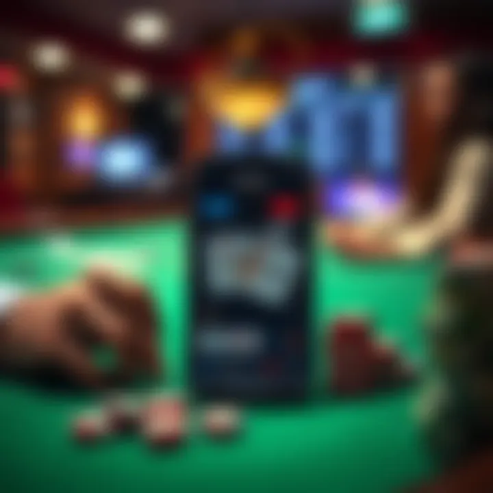 Visual representation of user experiences and feedback on blackjack apps