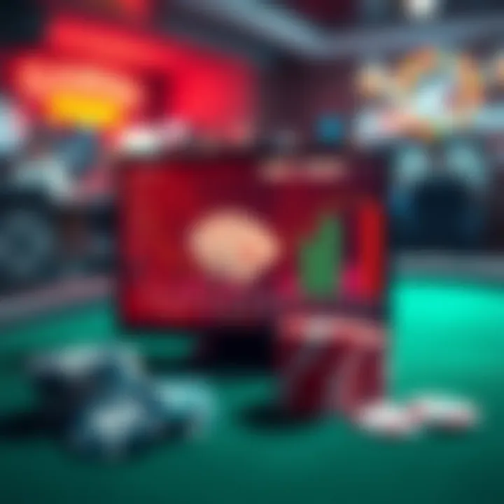 Chart showing future trends in online poker