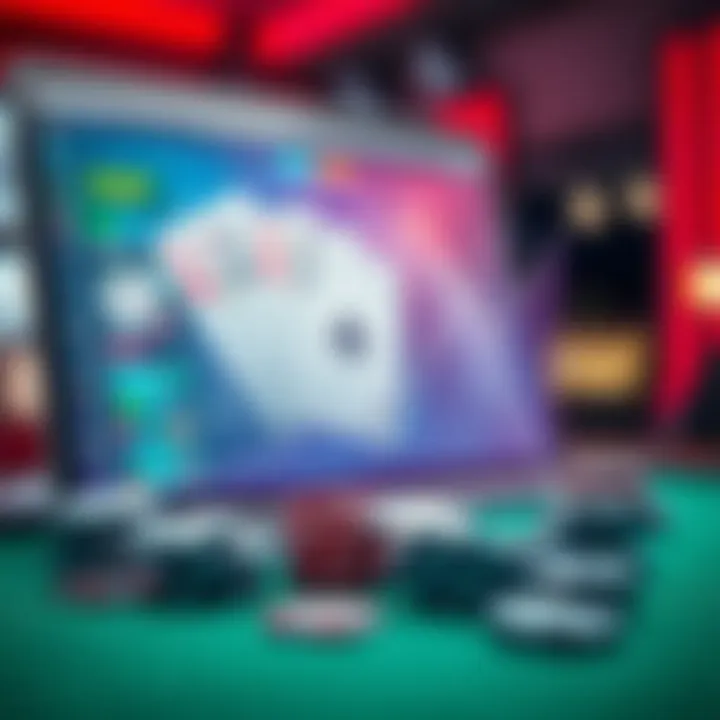 Graph illustrating technological advancements in online poker