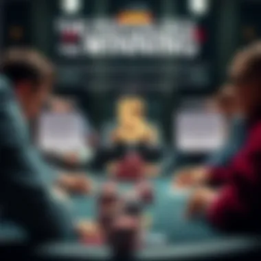 An infographic illustrating psychological strategies utilized by successful poker players.