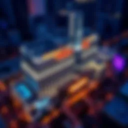 Aerial view of Crown Resorts Melbourne showcasing its architectural grandeur