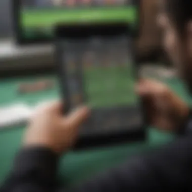 User Interface of DraftKings Sportsbook A vibrant screenshot of the DraftKings Sportsbook interface