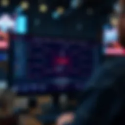 Bracket analysis on a digital screen