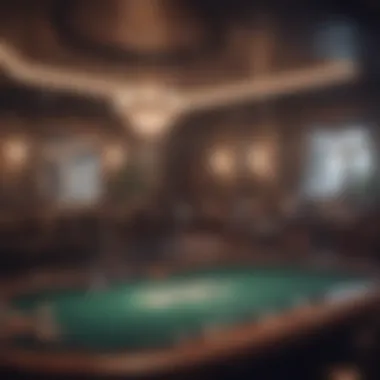 An elegant lounge area for casual blackjack play