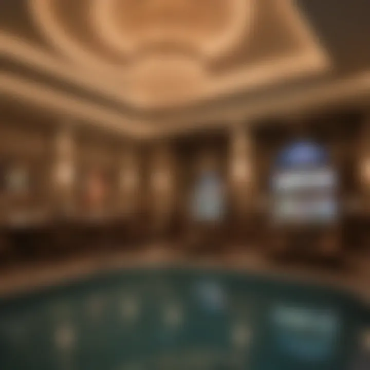 Luxurious amenities offered at Borgata Casino including spa and dining options