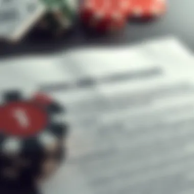 Illustration of terms and conditions document