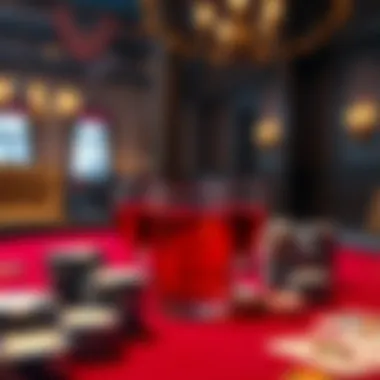 Visual representation of Caribbean Stud Poker rules