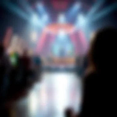 Live entertainment show in a casino venue