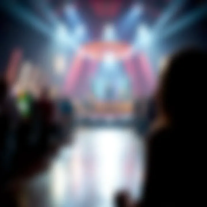 Live entertainment show in a casino venue