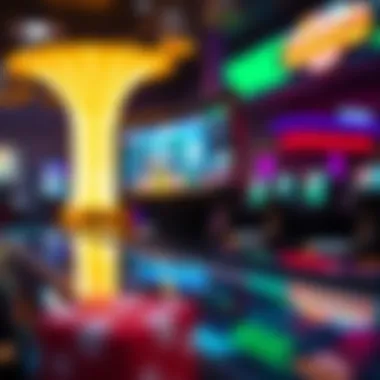 Vibrant interface of a free gaming platform