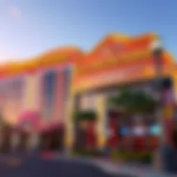 Exterior view of Eldorado Casino showcasing its vibrant architecture