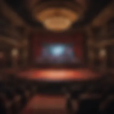 Stunning stage setup for a theatrical show at Caesars