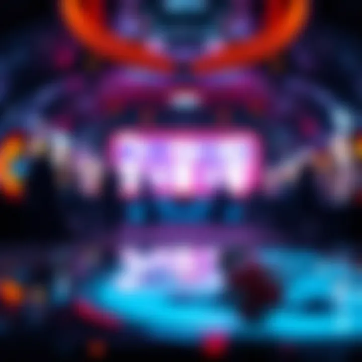 The Future of Online Bingo A futuristic concept image representing the evolving landscape of online bingo