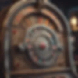 Vintage slot machine showcasing classic design