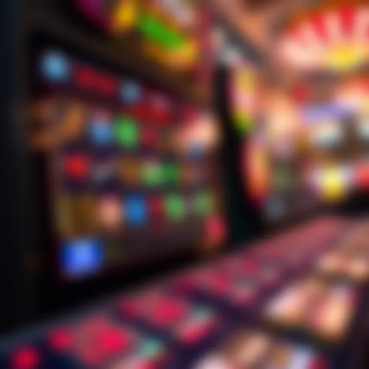 User-friendly interface of an online casino slot game