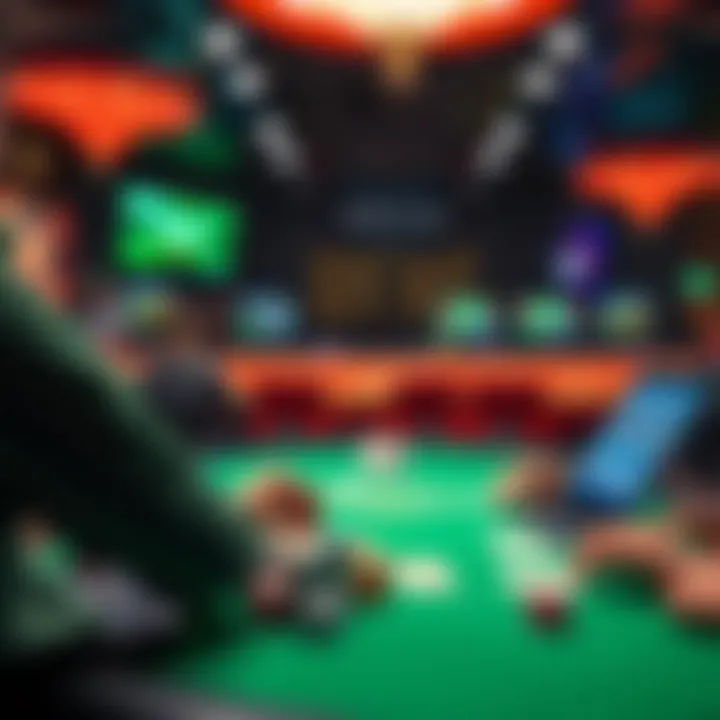 A secure online poker environment with emphasis on safety protocols and community guidelines.