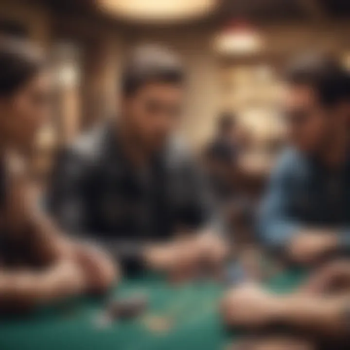 Community engagement in a poker app