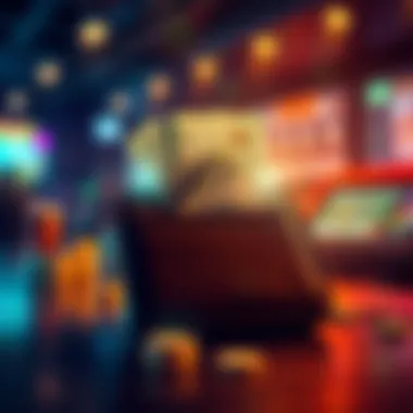 An illustration of a digital wallet showcasing earnings from gaming