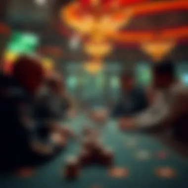 A strategic gameplay scene highlighting decision-making in real money gaming