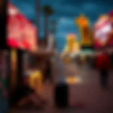 Vibrant street art reflecting Las Vegas culture