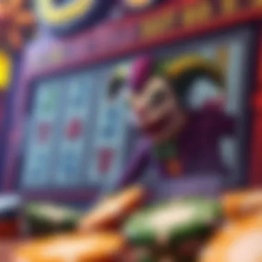 Illustration of in-game bonus features in Joker Wild slots