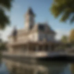 Exterior view of the Joliet Riverboat Casino showcasing its architectural charm