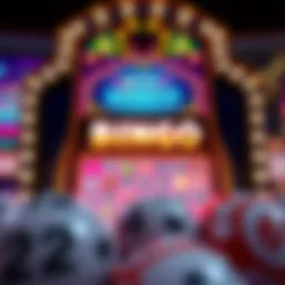 An engaging virtual bingo game interface showcasing vibrant graphics