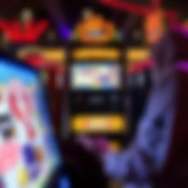 Experience the Thrill of Gameplay Player engaging with Lucky Larry's Lobstermania slot machine