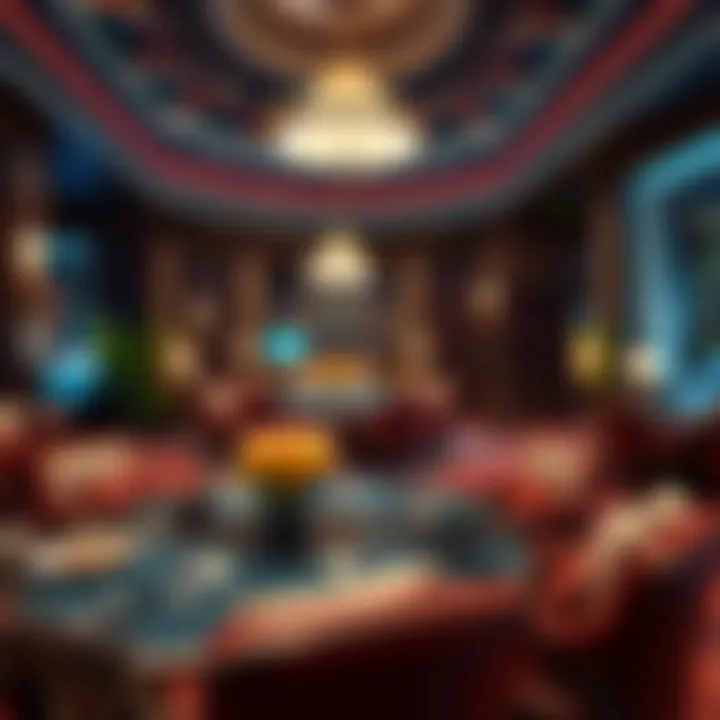 Luxurious amenities for visitors at the casino