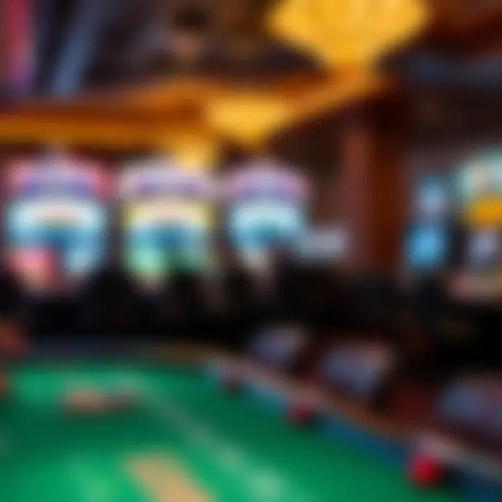 Diverse gaming options available at the casino