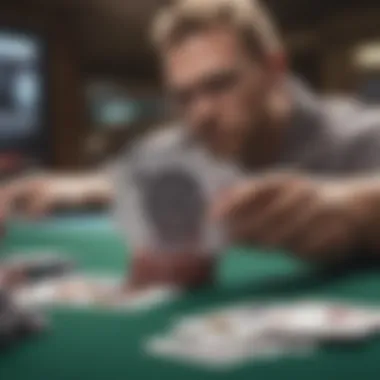 An illustration representing technology's impact on online poker