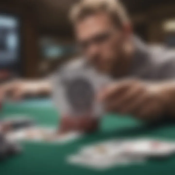 An illustration representing technology's impact on online poker
