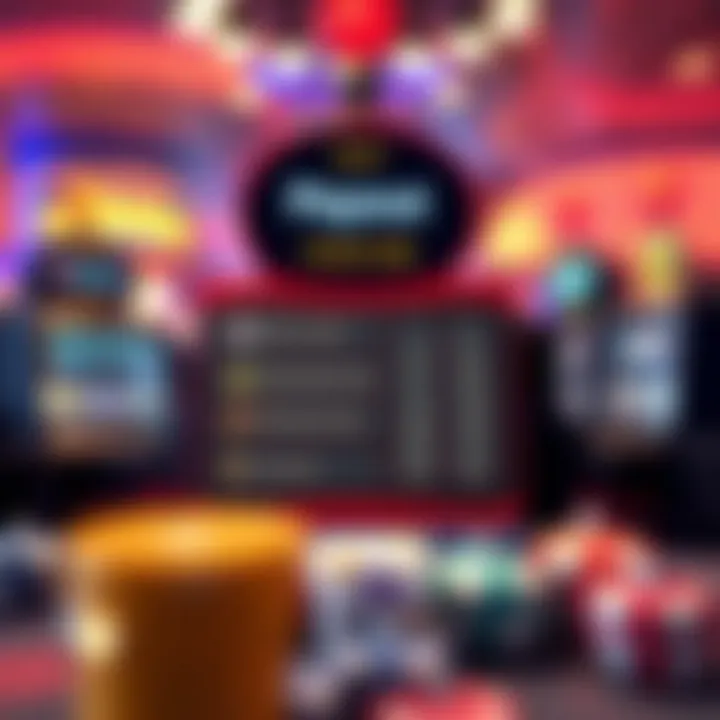 Payout structure diagram for online slots