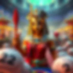 A vibrant representation of Cleopatra Keno gameplay showcasing the excitement of number selection.