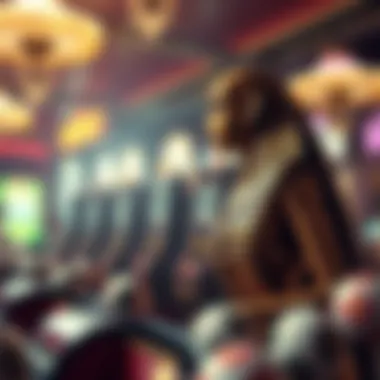 An artistic visualization of psychological strategies in number choice for Cleopatra Keno.