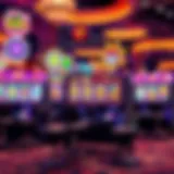 A captivating display of vibrant Push Gaming slot machines showcasing innovative designs.