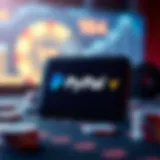 A digital wallet illustrating PayPal's integration with real money games